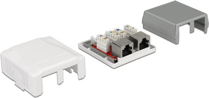 Ã¢â‚¬Â¢ AnschlÃƒÂ¼sse: extern: 2 x RJ45 Buchse, intern: 2 x LSA Leiste Ã¢â‚¬Â¢ KabelfÃƒÂ¼hrung 180Ã‚