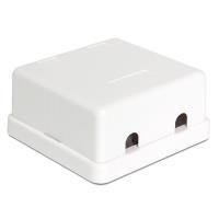 Zwei Keystone Ports mit 19,2 x 14,9 mm Ã¢â‚¬Â¢ KabelfÃƒÂ¼hrung 180Ã‚Â° Ã¢â‚¬Â¢ Integriertes Beschriftu