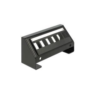 6 Keystone Ports mit 19,2 x 14,9 mm Ã¢â‚¬Â¢ Keystone Panel um 45Ã‚Â° geneigt Ã¢â‚¬Â¢ Zur Montage an Tische