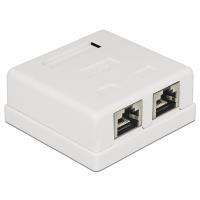 AnschlÃƒÂ¼sse: extern: 2 x RJ45 Buchse, intern: LSA Leiste (werkzeugfrei) Ã¢â‚¬Â¢ KabelfÃƒÂ¼hrung 180Ã‚Â°