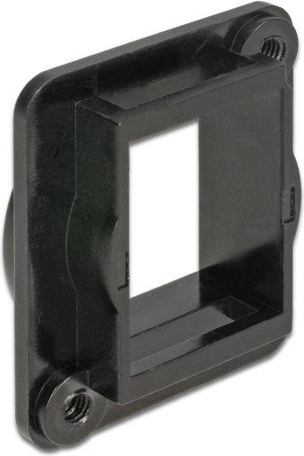 1 Keystone Port mit 19,2 x 14,9 mm Ã¢â‚¬Â¢ GehÃƒÂ¤useausschnitt (Durchmesser): ca. 23,6 mm Ã¢â‚¬Â¢ Zwei Boh