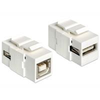 Delock Keystone Modulo USB 2.0 A Socket USB 2.0 B Socket