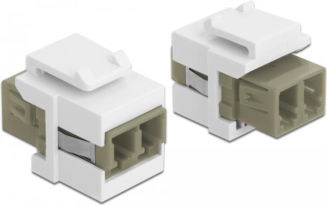 Delock Keystone Modulo Duplex LC Socket Multimode