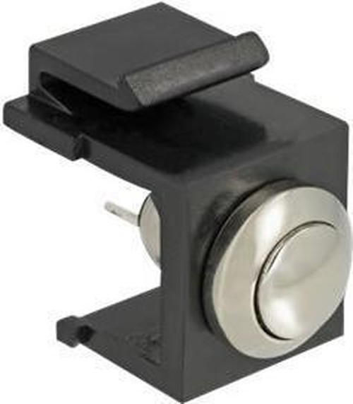 Delock Pulsante Keystone nero