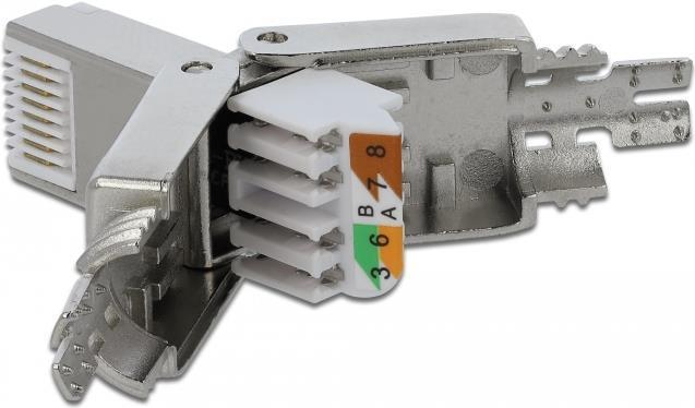 DeLOCK 86476 cavo di collegamento RJ-45 Grigio (Delock netv?rk-konnektor)