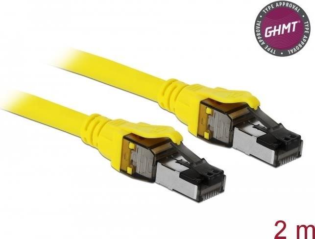 DeLOCK 86582 cavo di rete Giallo 2 m Cat8.1 S/FTP [S-STP] (DeLOCK 86582)
