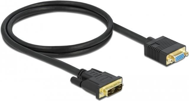 Cavo DELOCK DVI 12+5 tappi per la presa VGA 1 m