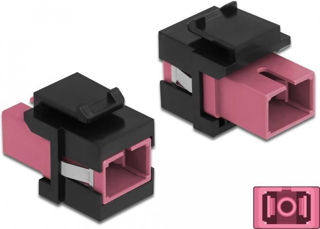 Delock Keystone Module SC SCUPPA SEMPLICE PER SC SMELTEX Socket Violet / Black