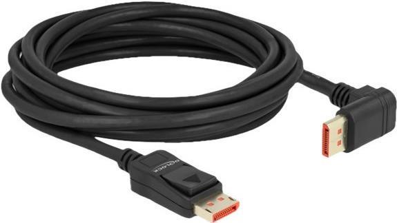 DeLOCK Cavo DisplayPort da maschio diritto a maschio 90Â° angolato vers l'alto 8K 60 Hz 5 m (Delock - DisplayPort kabel - Dis