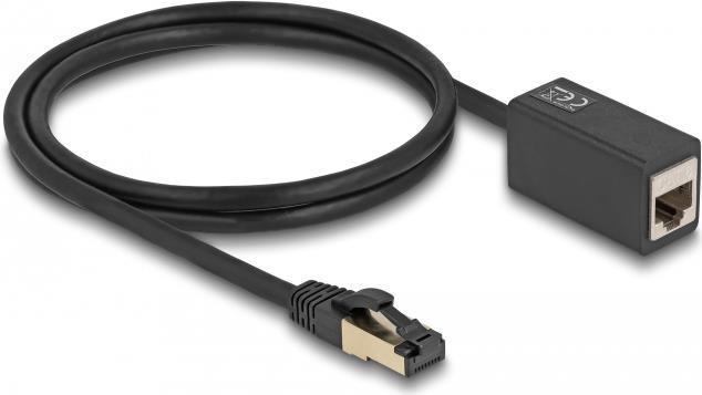 Delock Cavo di prolunga di rete RJ45 maschio a RJ45 femmina Cat.8.1 S/FTP 1 m nero