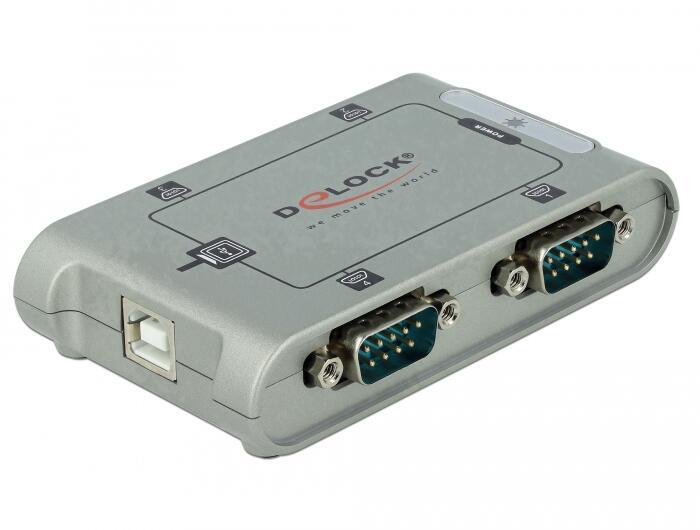 Ã¢â‚¬Â¢ MosChip Chipsatz Ã¢â‚¬Â¢ 4 x RS232 serielle Schnittstellen mit DB9 Stecker Ã¢â‚¬Â¢ Stecker mit