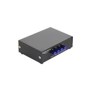 Delock switcher audio video a 4 porte (chinch) manuale bidirezionale87637