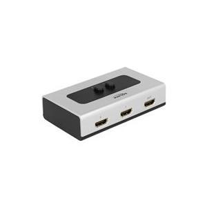 Delock Switch 4K HDMI 2 porte bidirezionale manuale