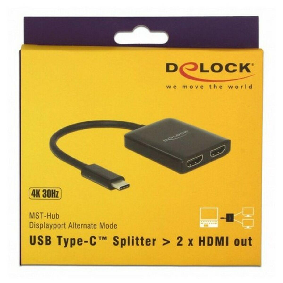 DeLOCK 87719 ripartitore video 2x HDMI (Delock - ekstern videoadapter - STDP43)