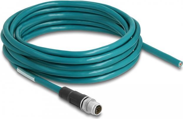 Ã¢â‚¬Â¢ AnschlÃƒÂ¼sse: 1 x M12 Stecker 8 Pin X-kodiert / 8 x offene Kabelenden Ã¢â‚¬Â¢ Cat.6A Spezifikation