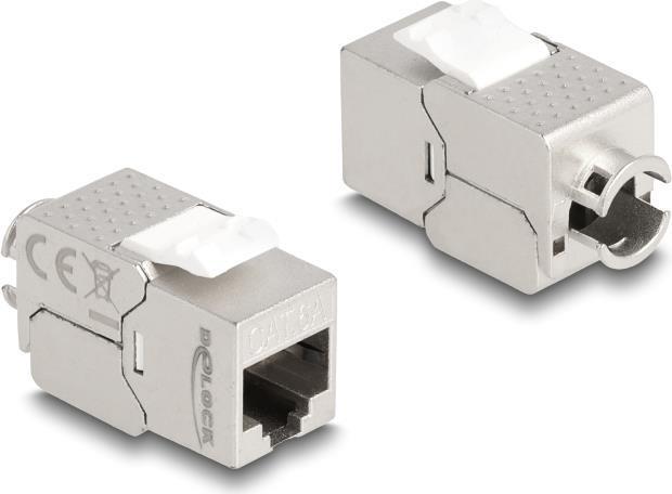Delock Modulo Keystone presa RJ45 su LSA Cat.6A Slim senza attrezzi