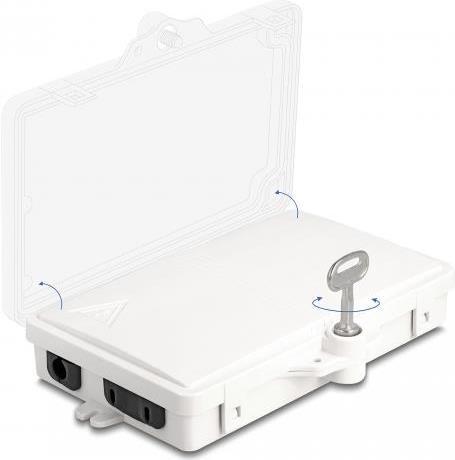 Ã¢â‚¬Â¢ Glasfaser Verteilerbox fà¼r FTTH Anwendungen Ã¢â‚¬Â¢ 2 Steckplà¤tze fà¼r SC Simplex oder LC Duple