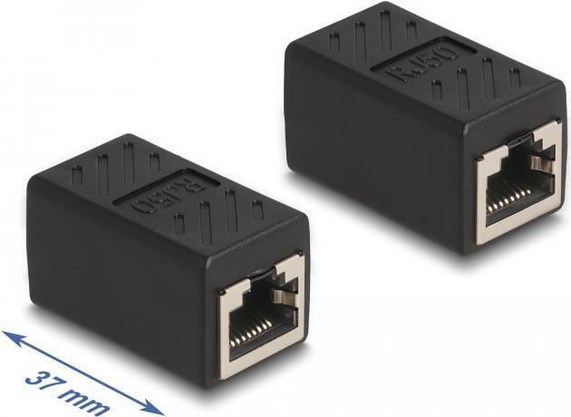 Delock Adattatore da jack RJ50 a jack nero