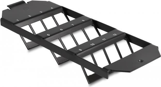 Delock Supporto Keystone 12 porte per serbatoio a pavimento