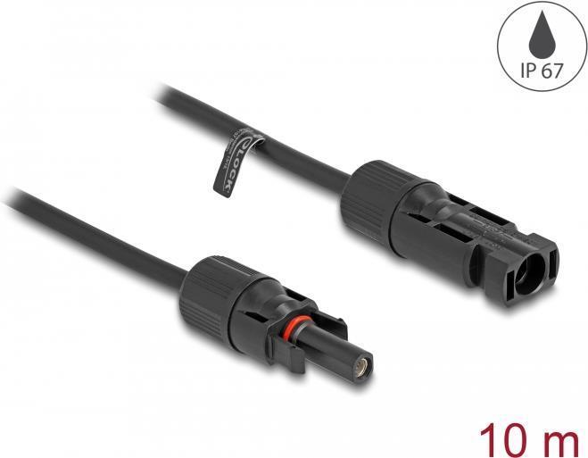 Cavo solare Delock DL4 da 6 mmÃ‚Â² maschio a femmina 10 m nero
