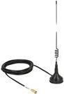 Delock Antenna WLAN 802.11 b/g/n SMB plug 2 dBi fissa omnidirezionale con supporto magnetico e cavo di collegamento RG