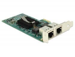 Scheda Delock PCI Express X1 per 2x RJ45 Gigabit LAN I82576