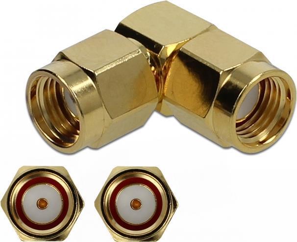 Delock Adattatore RP-SMA maschio a RP-SMA maschio 90 10 GHz