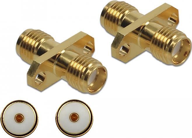 Delock Adattatore da jack SMA a jack SMA per l'installazione a 10 GHz