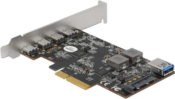 DeLOCK 90059 scheda di interfaccia e adattatore Interno USB 3.2 Gen 2 3.1 Gen 2 (Delock PCI Express x4 Karte zu 4 x USB Type-C