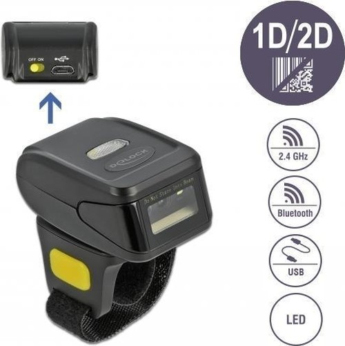 DeLOCK Ring Barcode Scanner...