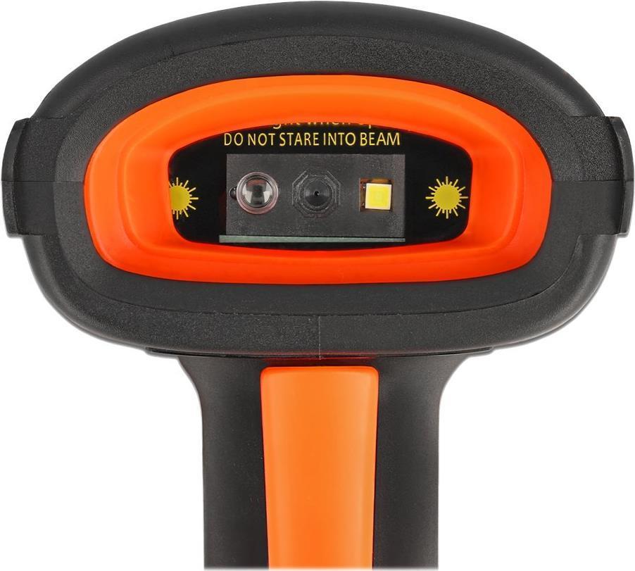 Delock Scanner di codici a barre industriale 1D e 2D per 2,4 GHz o Bluetooth con stazione di ricarica induttiva