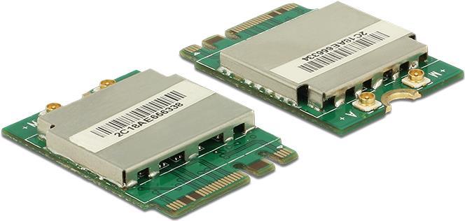 Modulo Delock Spina M.2 Key AE WLAN 11ac/a/b/g/n Bluetooth 4.0 (95254)