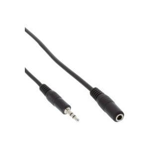 Cavo jack in linea - connettore a pressione stereo da 35 mm - SCOPIA STEREO STEREO da 35 mm - 30 m - nero (99933)