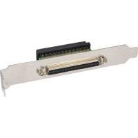 Staffa slot InLine SCSI III U320 mini Sub D Bu/Bu a 68 pin interno/esterno (45550)