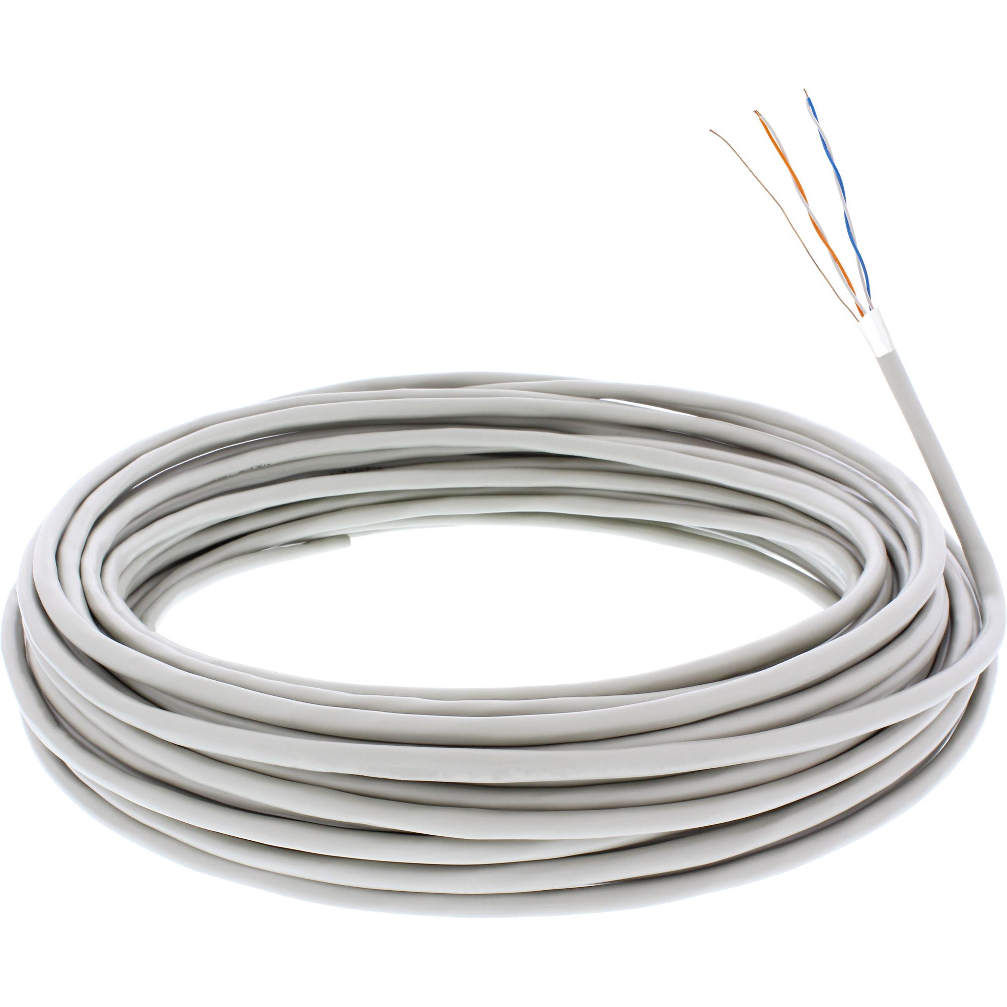 Cavo telefonico InLine a 4 conduttori 2x2x06mm da posare rotolo da 100 m (69980)