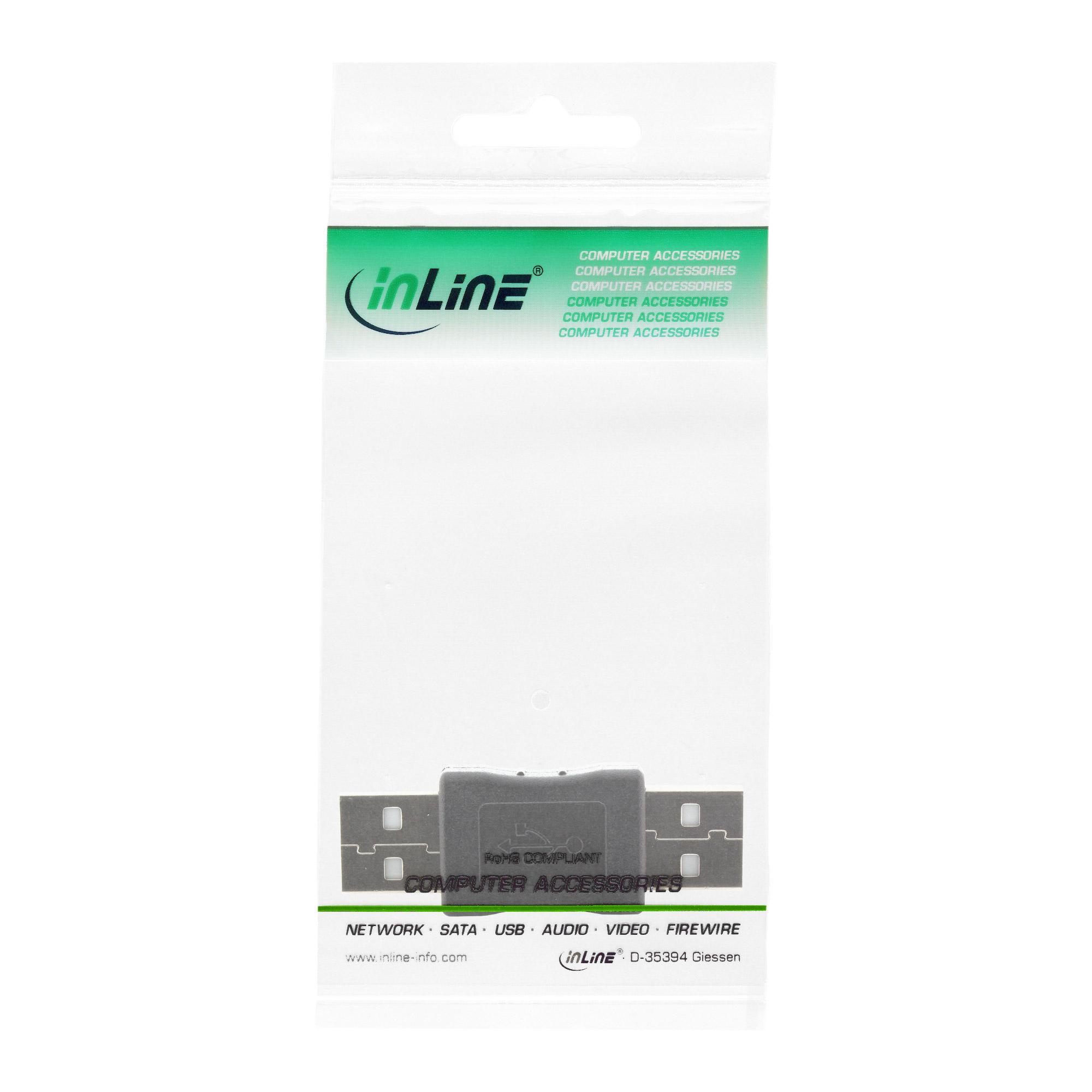InLine Adattatore USB 2.0 A maschio / A maschio
