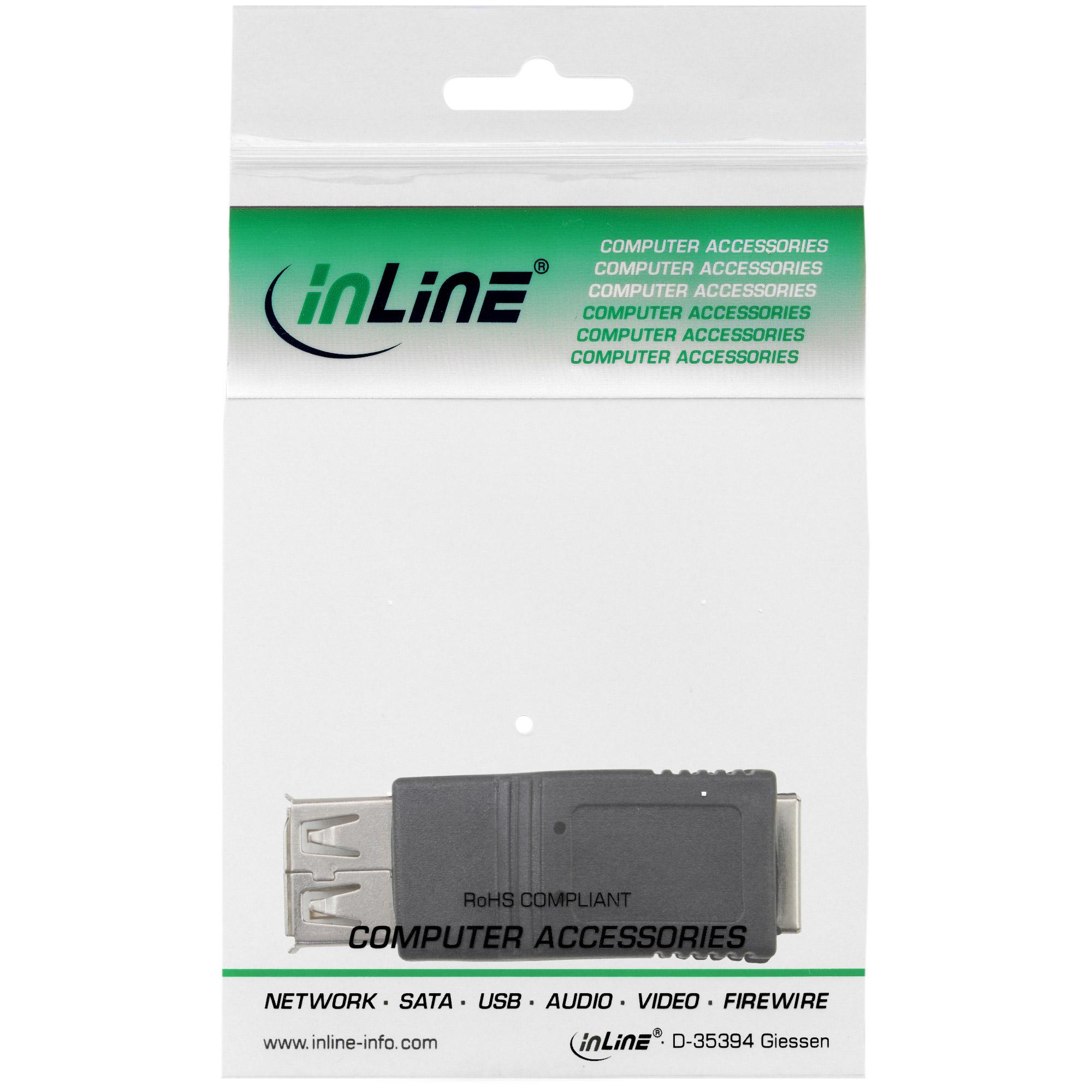 InLine Adattatore USB 2.0 A femmina / A femmina