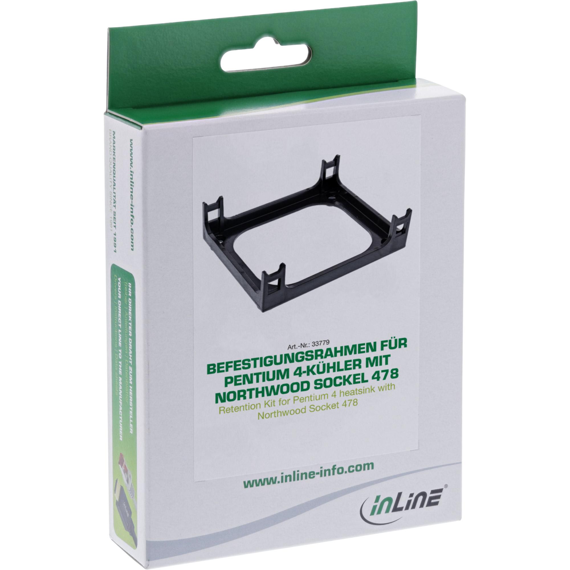 InLine Telaio di montaggio per dissipatori Pentium 4 Northwood socket 478