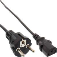 Cavo di alimentazione in linea Schuko/Stecker - IEC/Socket 18 M nero (16651)