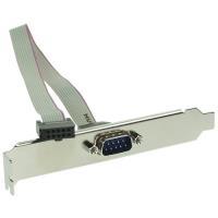Staffa per slot seriale InLine da spina a 9 pin a presa multipla a 10 pin (33209)