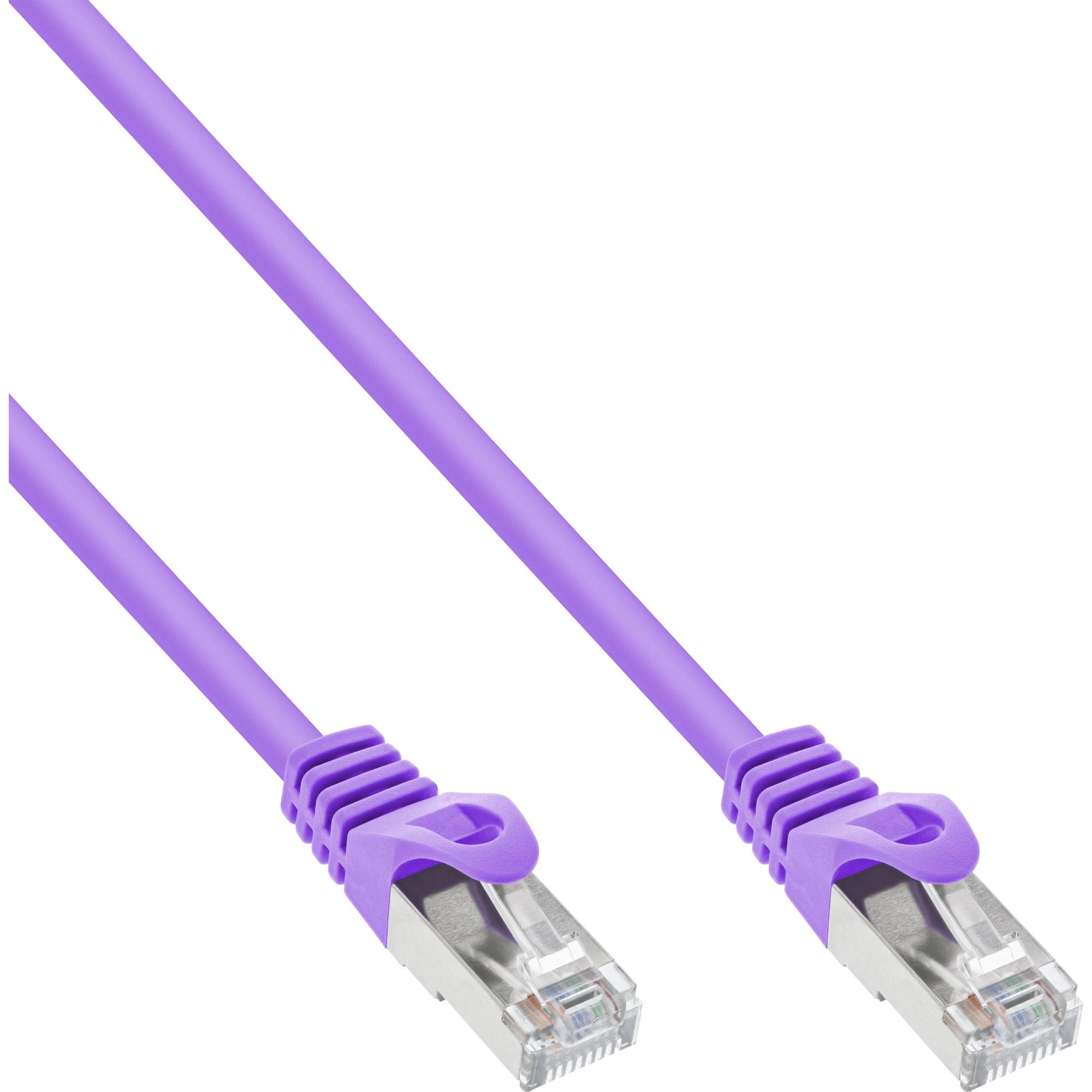 Cavo patch - SF-UTP - Cat.5e - viola - 10m
