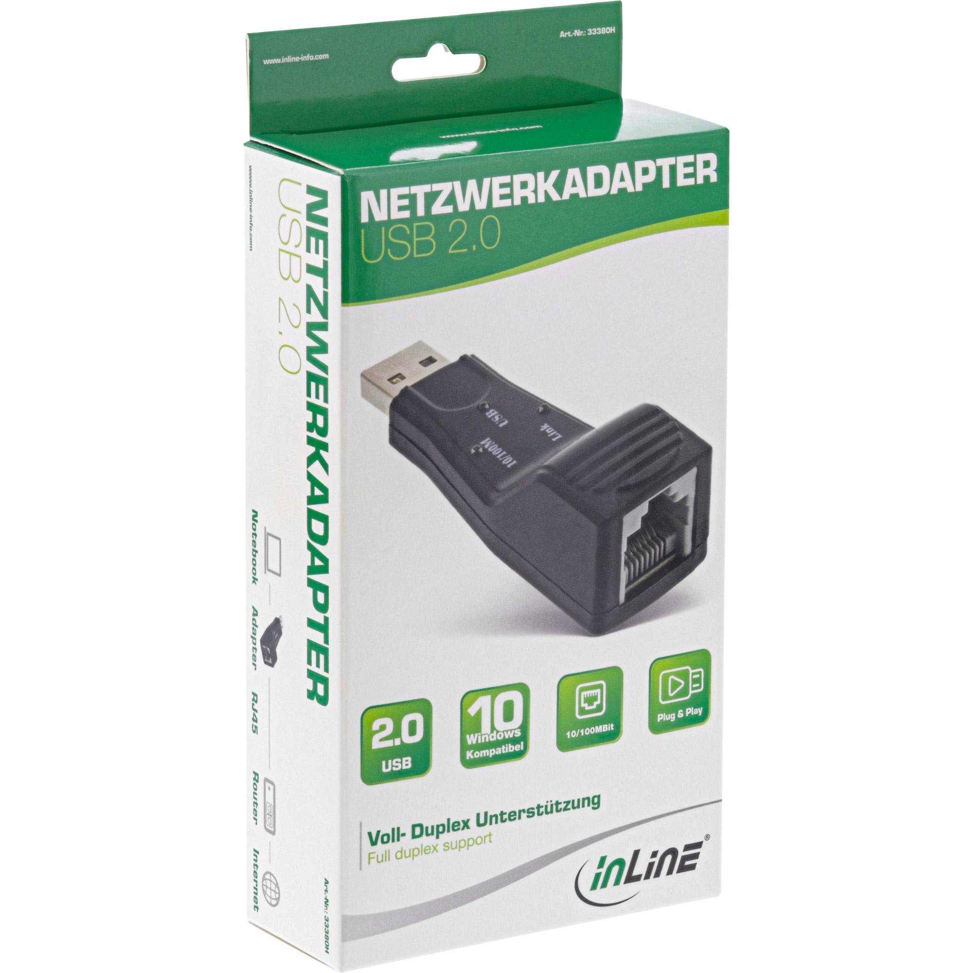 Adattatore di rete USB 2.0 - 10-100MBit
