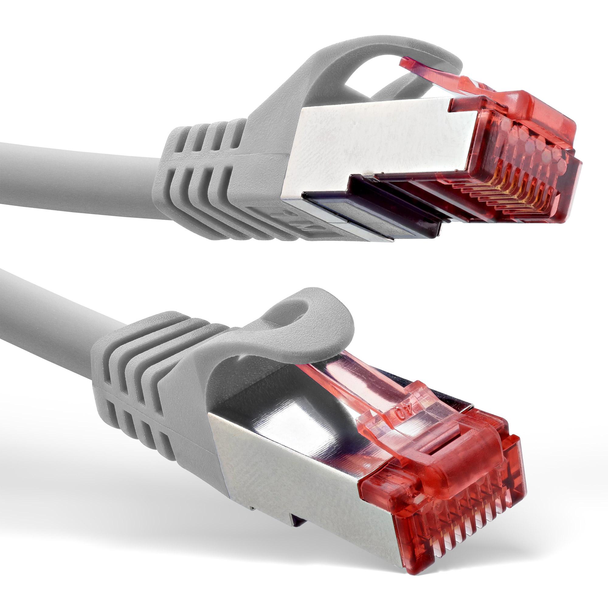 InLine Cavo patch Lan S/FTP (PiMf) Cat.6 250 MHz PVC CU grigio 03m