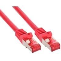 Cavo patch - S-FTP PiMf - Cat.6 - 250 MHz - PVC - rame - rosso - 0,3 m