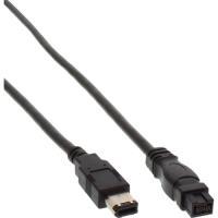 Cavo InLine IEEE1394 6 pin/pz. - 9 pin/pz. 10 mt nero (36901)