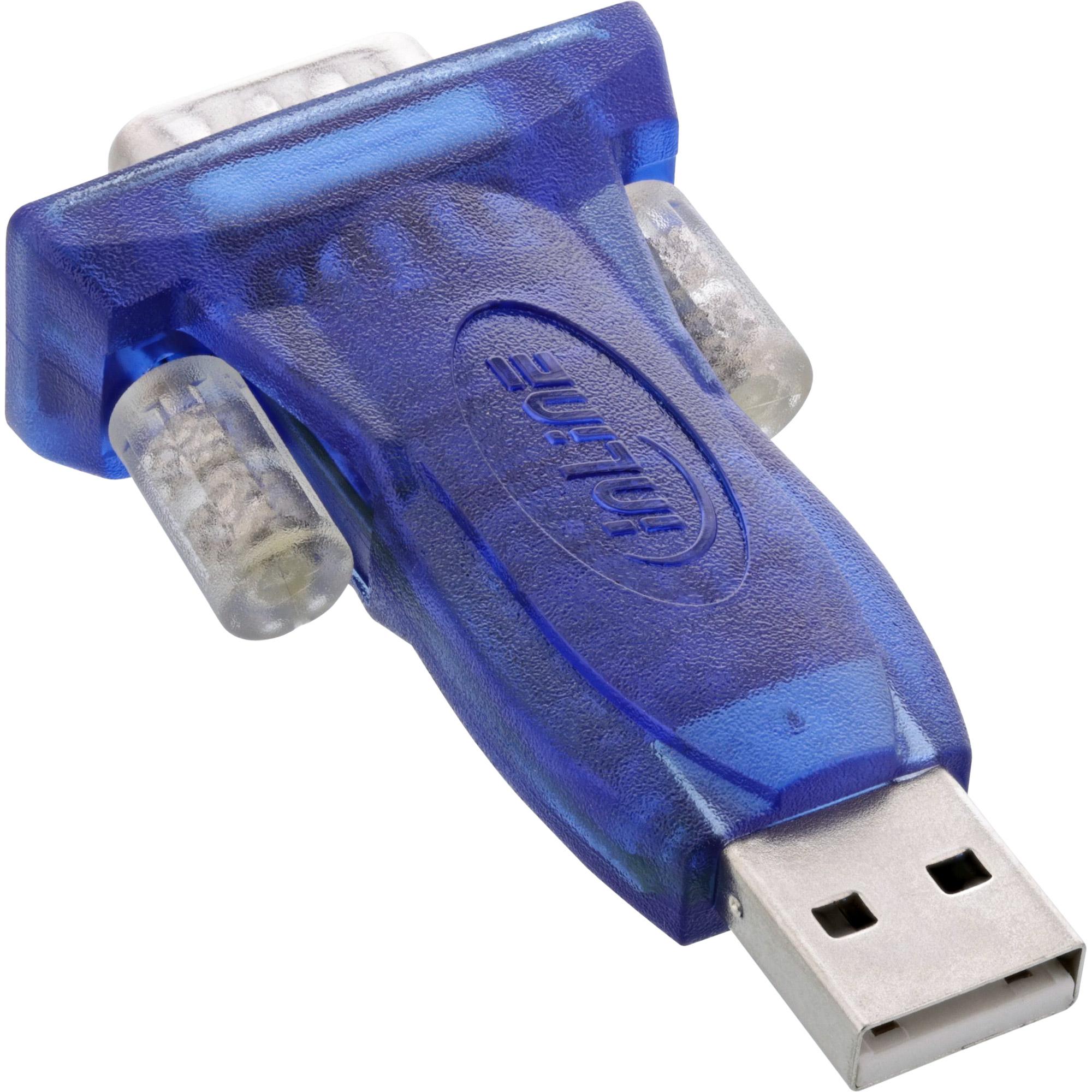 Adattatore da USB a seriale - ST A a 9pin Sub D ST - con estensione USB 0,8 â€‹â€‹m