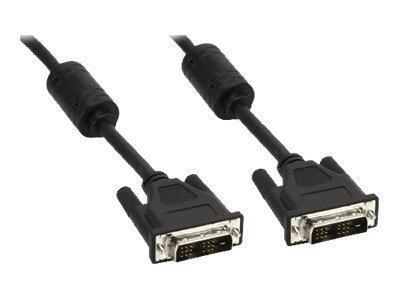 Cavo DVI-D inline 3M spina / plug / spina digitale 181 singolo collegamento 2 ferrite nero