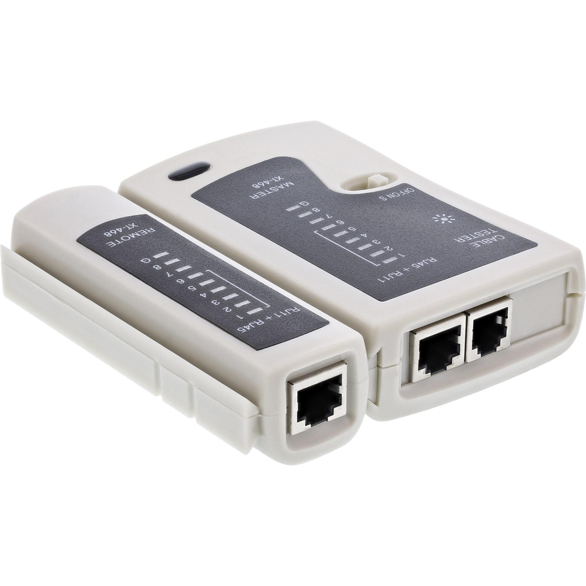 Tester per cavi RJ45 con 9 LED