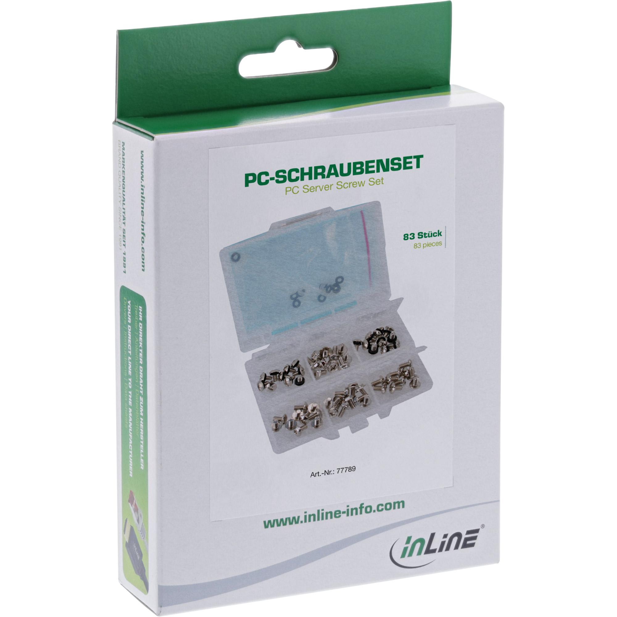 Set di viti InLine PC 83 pezzi (77789)