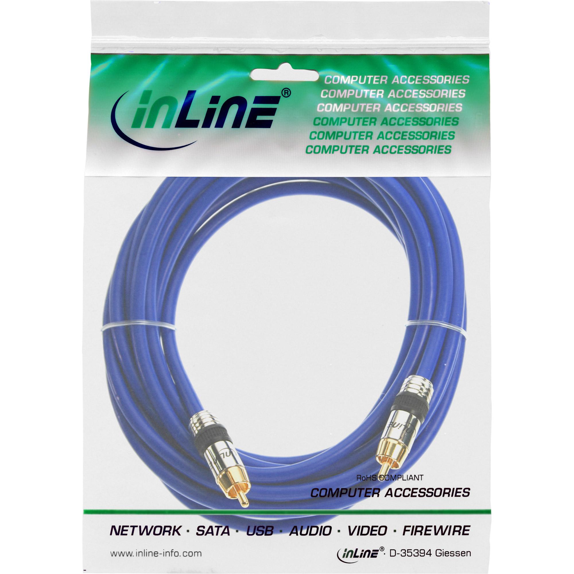 Cavo Cinch AUDIO - PREMIUM - 1x spina Cinch - spina - 20 m